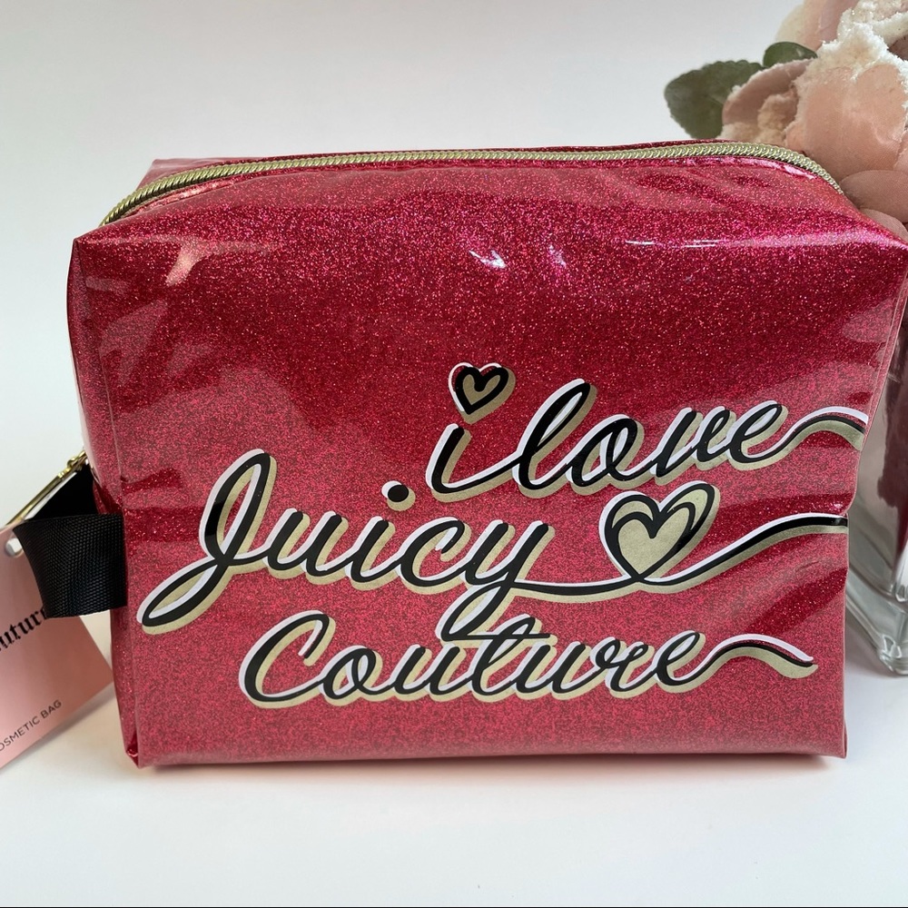 I LOVE JUICY COUTURE Cosmetic Bag